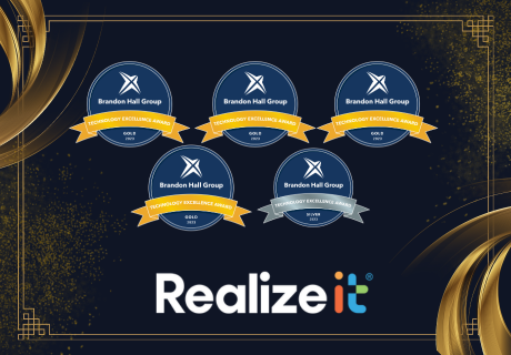 Realizeit Earns Accolades with 4 Gold and 1 Silver in the 2023 Brandon Hall Group’s Learning and Development Excellence in Technology Awards