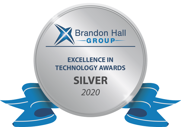 Realizeit won silver in the 2020 Brandon Hall Group Excellence in Technology Awards